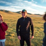 tourists at song kol lake