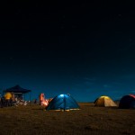 song kol lake camping at night