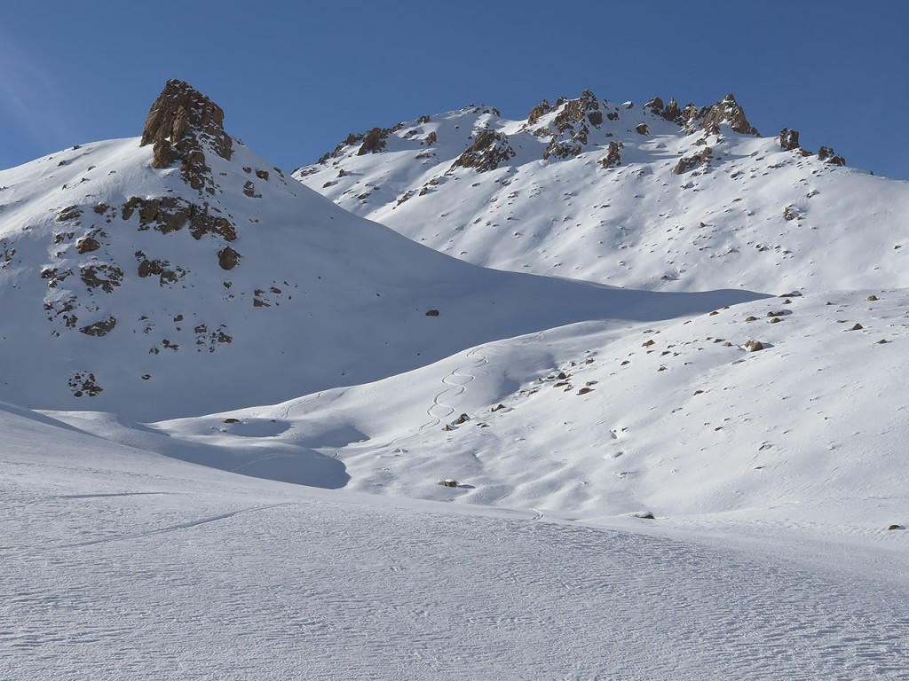 Exploring new areas for skiing and splitboarding