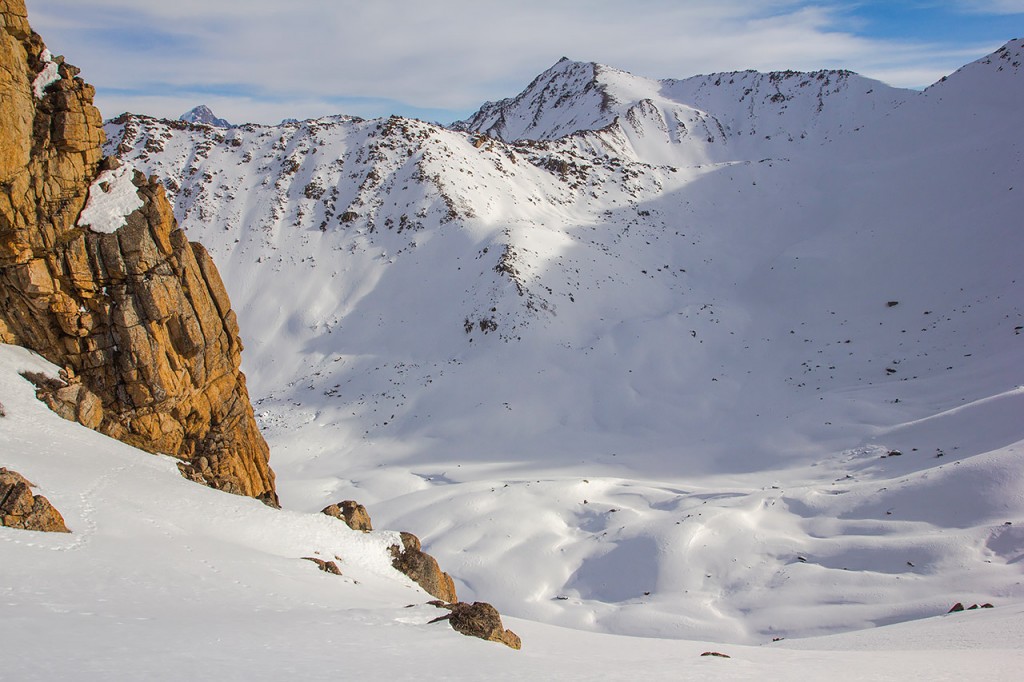 Exploring new areas for skiing and splitboarding