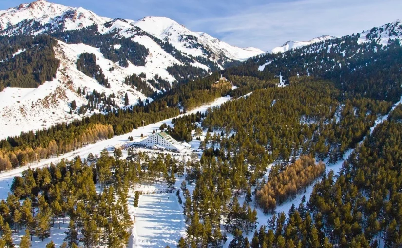 At the Karakol ski resort, the eastern ski lift broke down